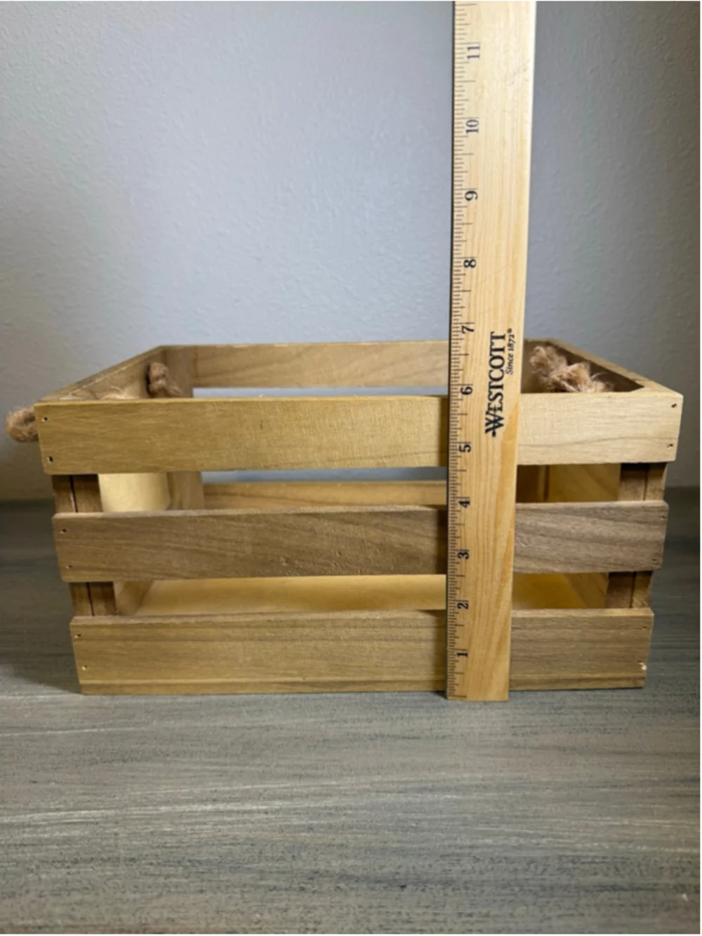 decorative wooden crate storage display 